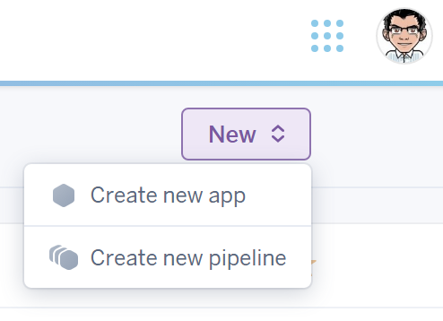 heroku create new app