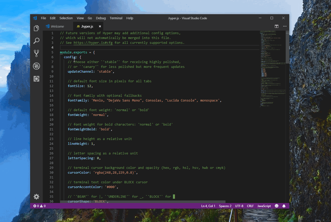 hyper config