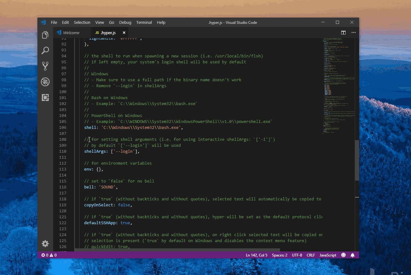 final hyper config
